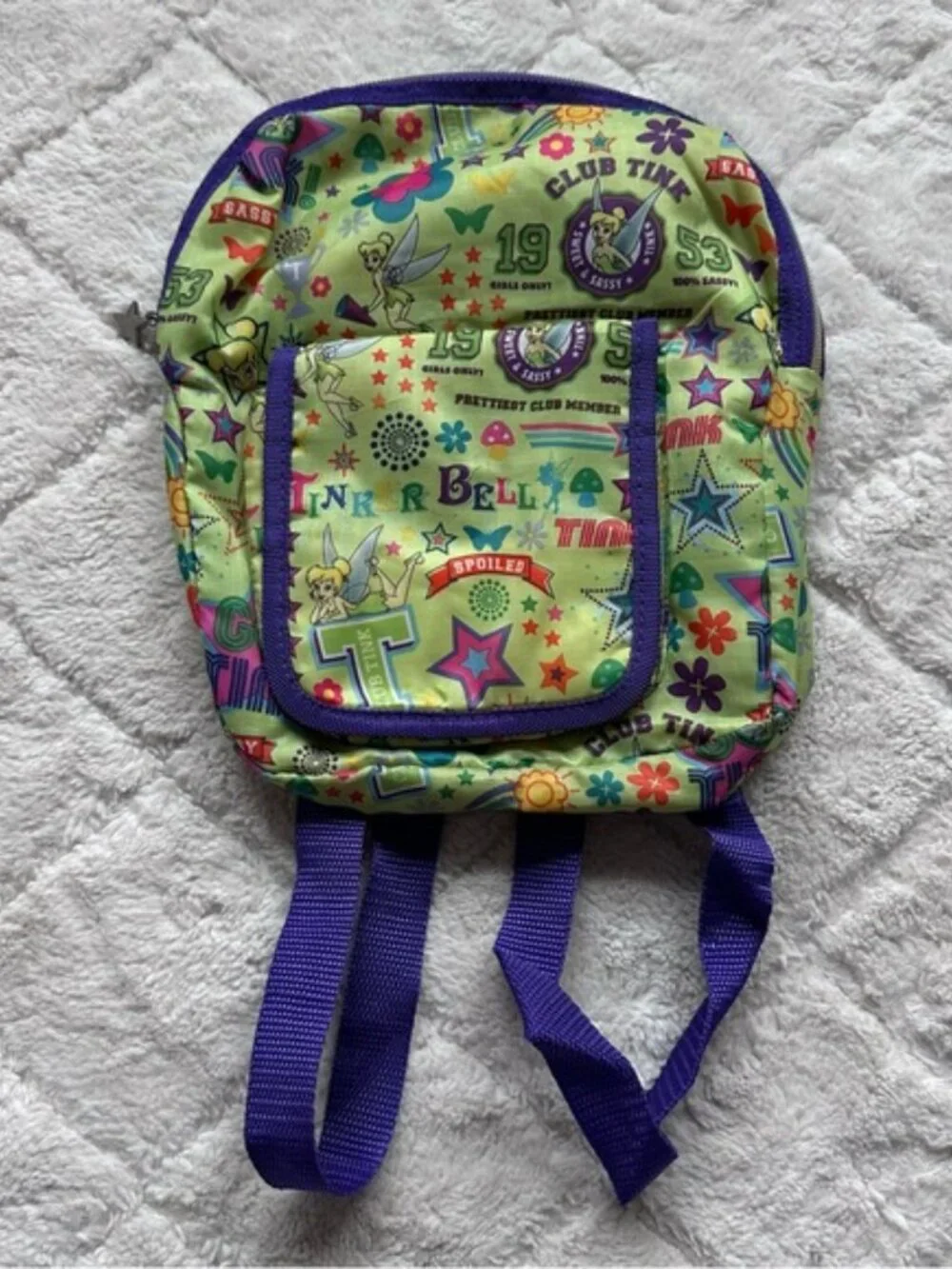 Disneyland Resort | Vintage Green Tinkerbell Mini Backpack